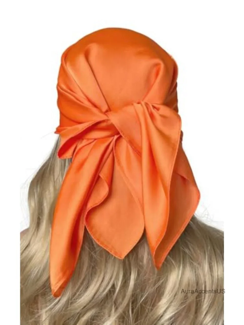 Silk-like Polyester Square Scarf 27.5